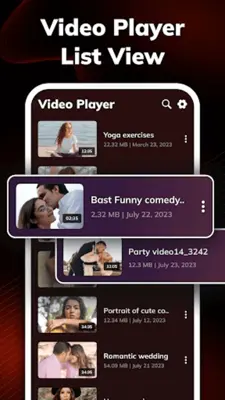 Video Player android App screenshot 1